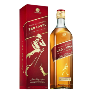 Johnnie Walker Red Label Blended Scotch Whisky 1000ml Cx 12 unid.