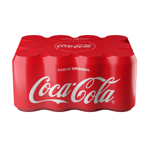 Pack Coca-cola Sabor Original Lata 350ml 12 Unidades