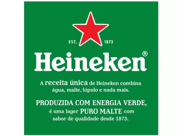 Cerveja Heineken Lata 350ml 12 Unidades - Lager Puro Malte - Image 2
